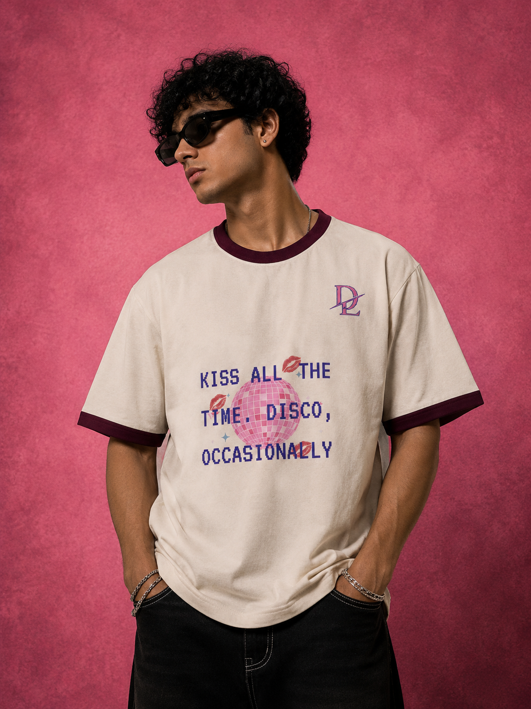 Maroon Off White | Front
