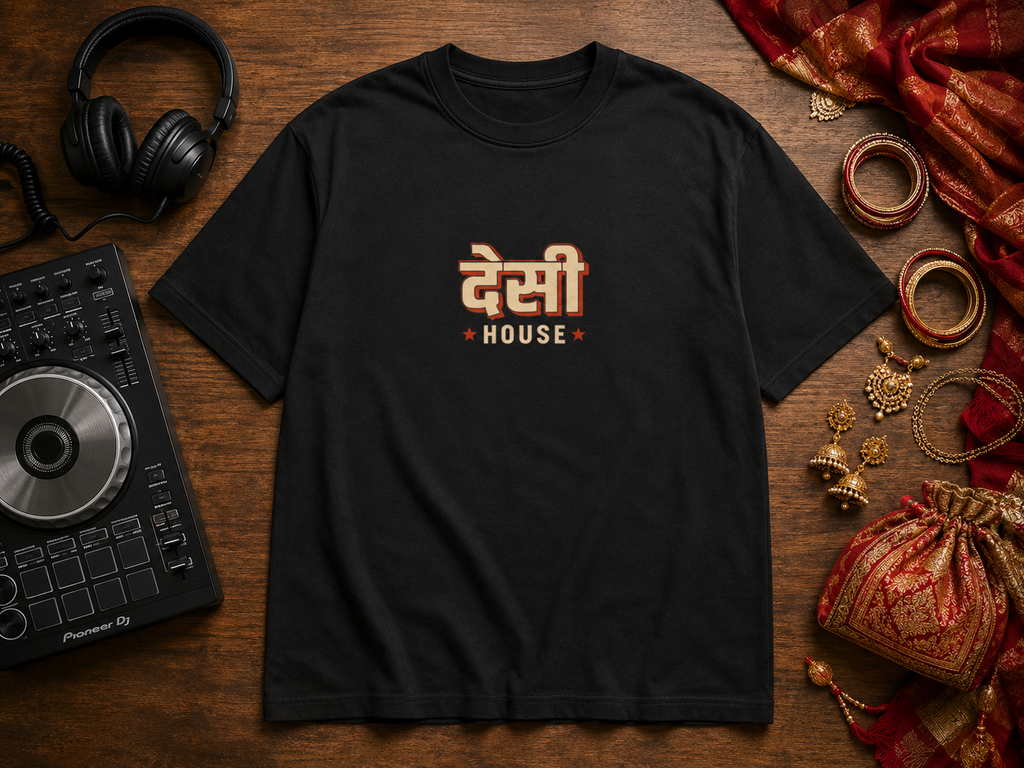 Desi House Oversized Tee