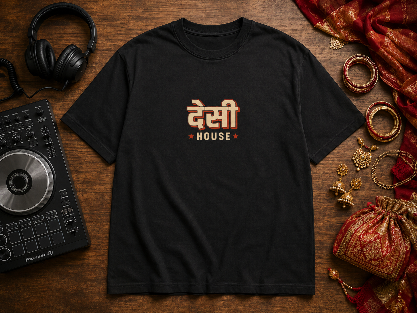 Desi House Oversized Tee