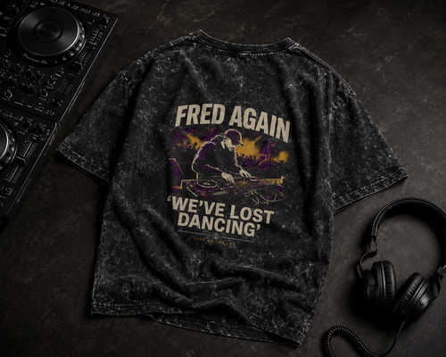 Fred Again Acid Washed Oversized Tee