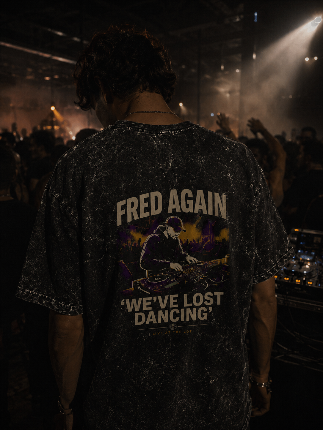 Fred Again Acid Washed Oversized Tee