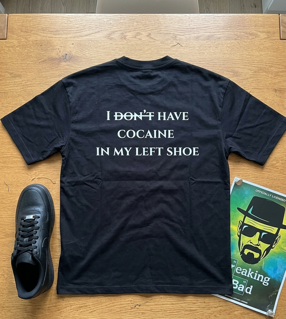 No Cocaine Oversized Tee